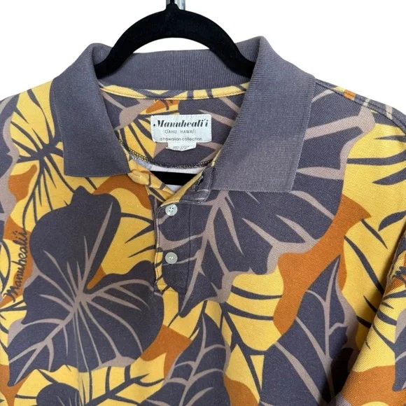 Vintage Manuhealii knit polo shirt size Large - Picture 6 of 8